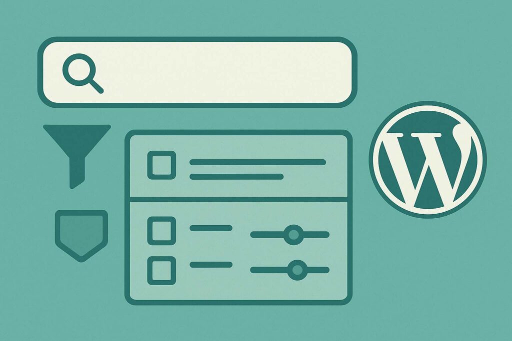 How to Create a Custom Search Form with Filters in WordPress