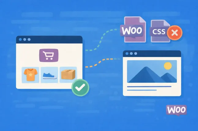 Disable WooCommerce Assets on Non-Shop Pages