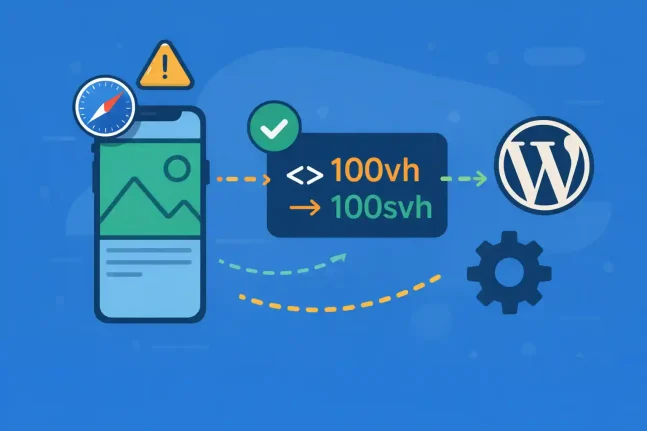 Fix 100vh Issues on Mobile Safari (WordPress-Friendly Solutions)