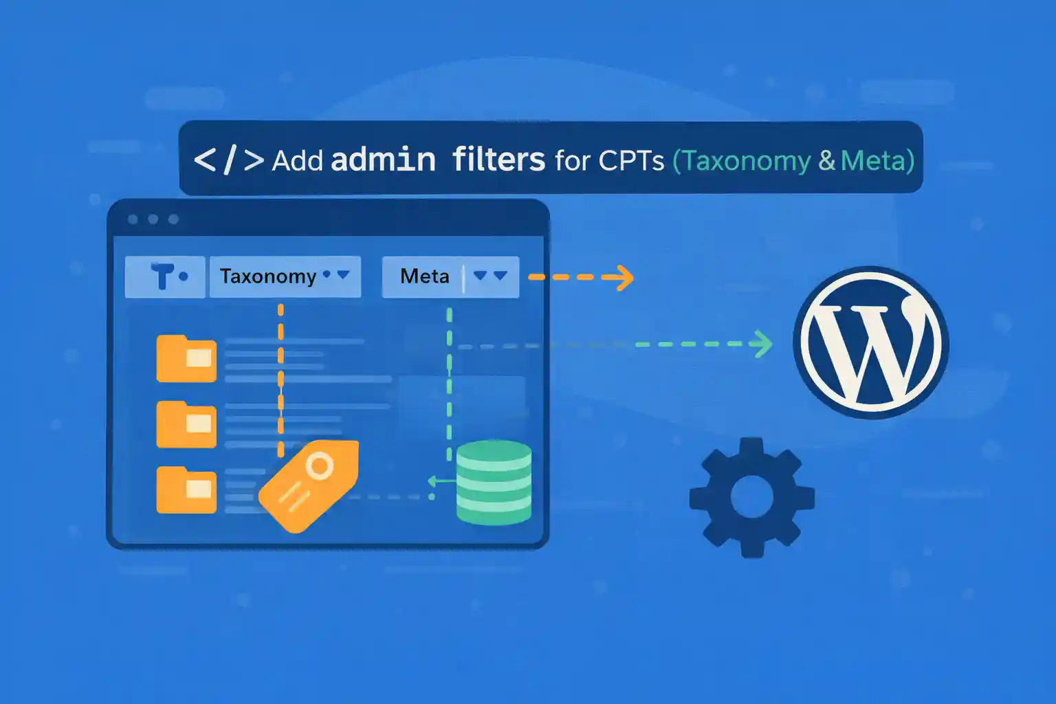 How to Add Admin Filters for CPTs (Taxonomy & Meta)